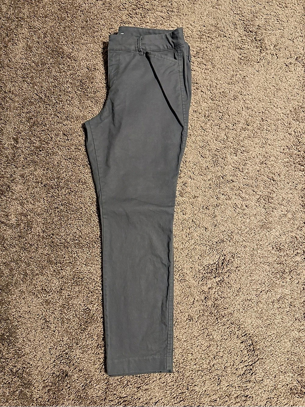Old Navy Pixie Mid-Rise Skinny Ankle Slacks Gray Size 12
